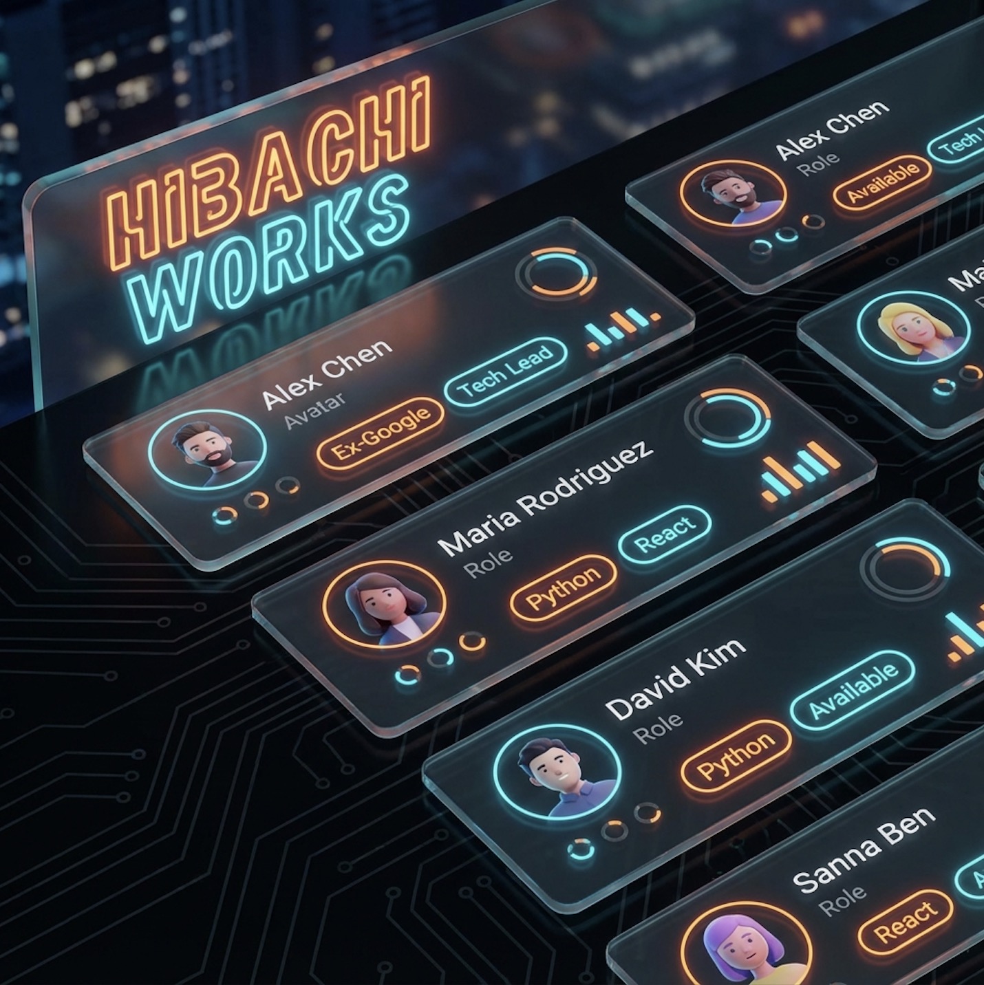 HIBACHI WORKS Dashboard Interface